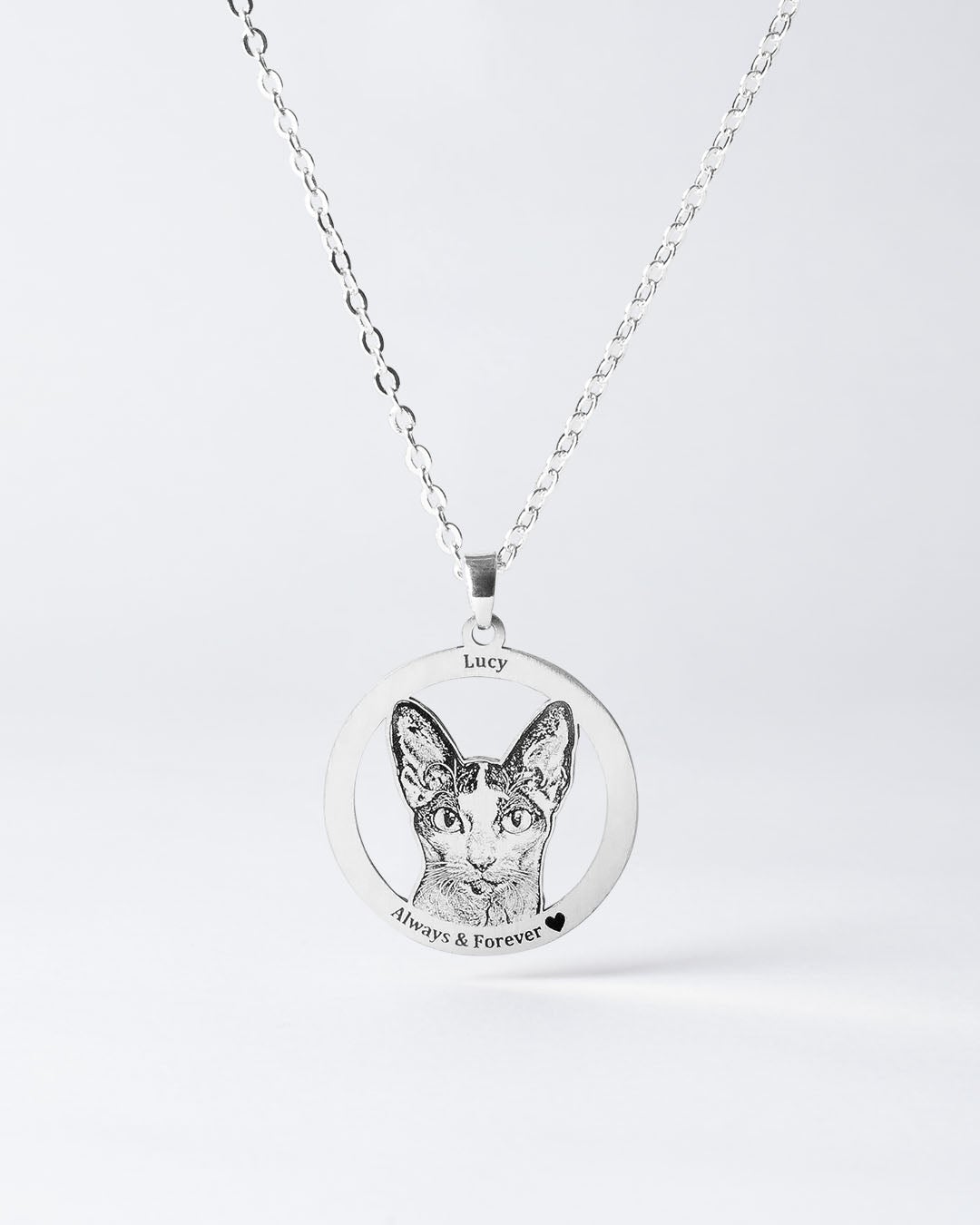 HALO CAT MEMORIAL NECKLACE